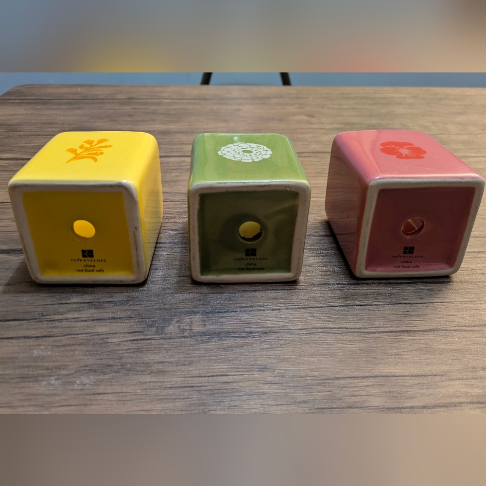 Colorful Ceramic Vases Set - Picture 3 of 8